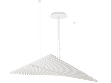 Vibia Rhythm 30-Light Off White Linear Island Pendant