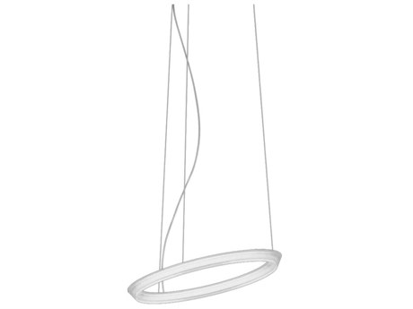 Vibia Halo Circular 1-Light White Round Pendant