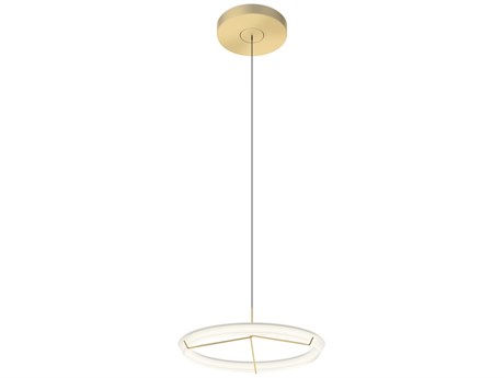 Vibia Halo Jewel 1-Light Gold Round Pendant