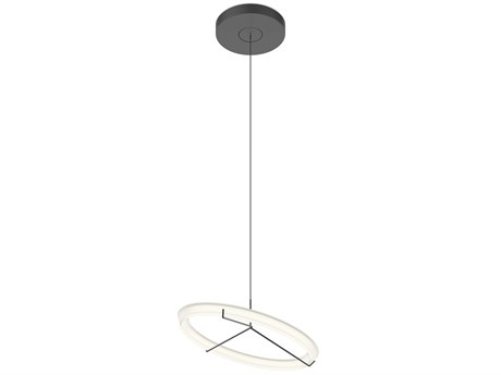 Vibia Halo Jewel 1-Light Black Round Pendant