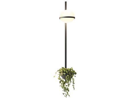 Vibia Palma 2-Light Graphite Gray Glass LED Wall Sconce