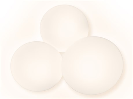 Vibia Puck 3-Light White Wall Sconce
