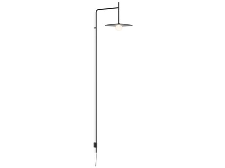 Vibia Tempo 1-Light Graphite Gray Wall Sconce