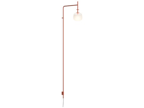 Vibia Tempo 1-Light Terra Red Wall Sconce