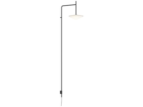Vibia Tempo 1-Light Graphite Gray Wall Sconce