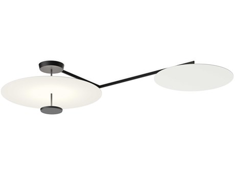 Vibia Flat 3-Light White Semi Flush Mount