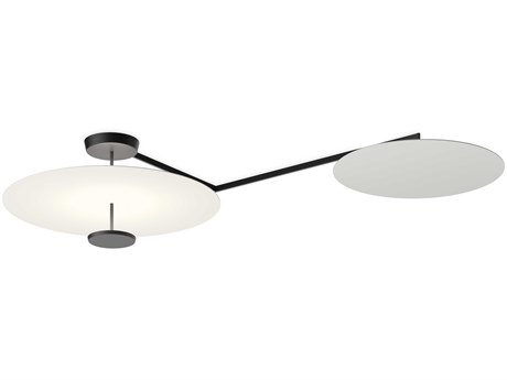 Vibia Flat 3-Light White Semi Flush Mount