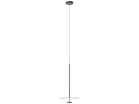Vibia Flat 1-Light Terra Red Round Pendant