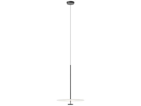 Vibia Flat 1-Light Terra Red Round Pendant