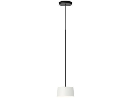 Vibia Tube 1-Light White Drum Mini Pendant