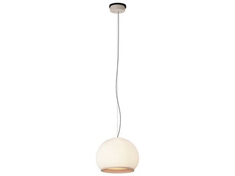 Vibia Knit 6-Light White Dome Pendant