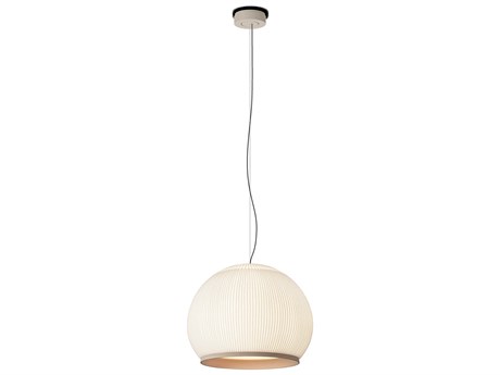 Vibia Knit 6-Light White Dome Pendant