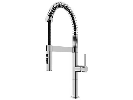 Vigo Edison Single Handle Pull-Down Sprayer Kitchen Faucet