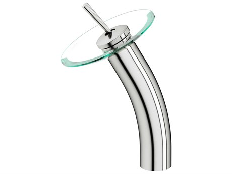 Vigo Waterfall Brushed Nickel 1-Handle Bathroom Faucet