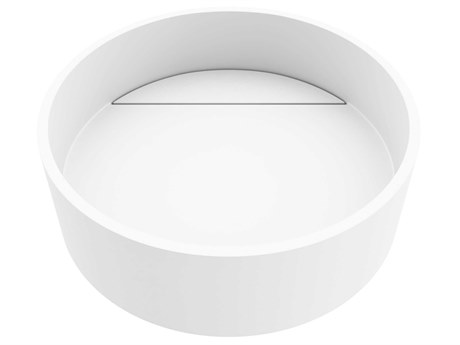 Vigo Montauk Matte Stone Round Vessel Bathroom Sink