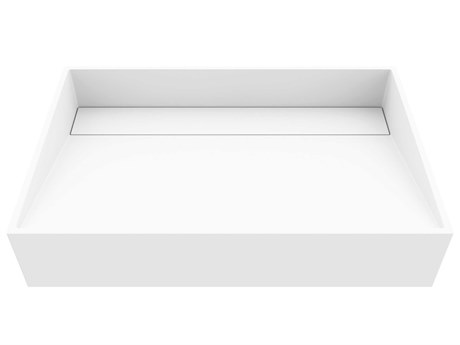 Vigo Starr Matte Stone Rectangular Vessel Bathroom Sink