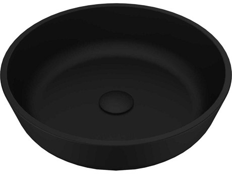 Vigo Modus Matte Shell 17" Round Vessel Bathroom Sink