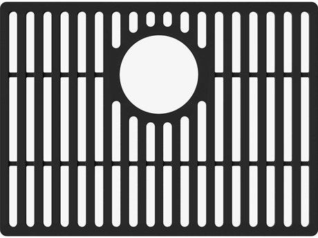 Vigo Matte Black Silicone Kitchen Sink Protective Bottom Grid For Single Basin Sink