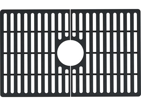 Vigo Matte Black Silicone Bottom Grid for Single Bowl Kitchen Sink