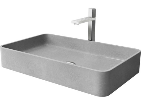 Vigo Nova Rectangular Bathroom Sink with Vessel Faucet