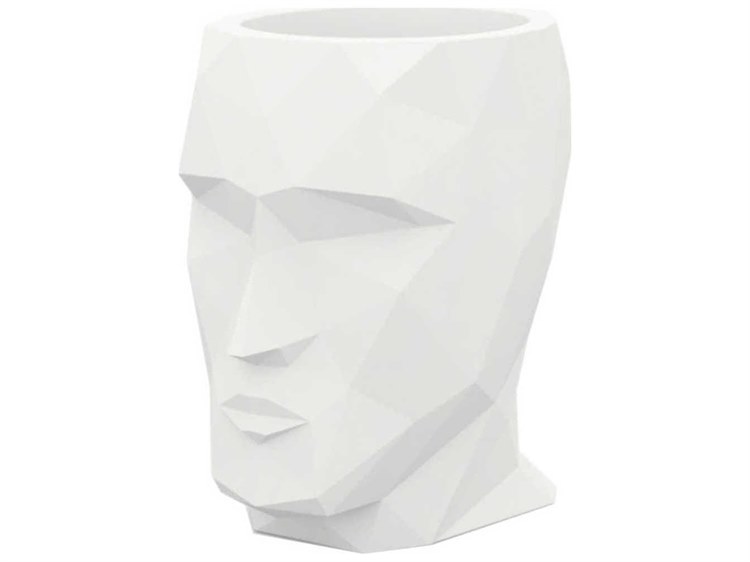 Vondom Outdoor Adan 28'' High White Matte Planter