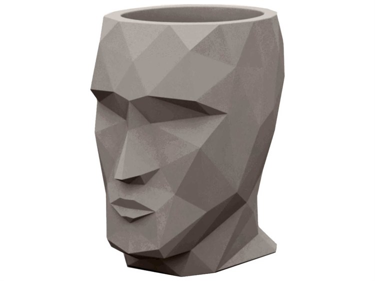 Vondom Outdoor Adan Nano Planter Basic Tortora