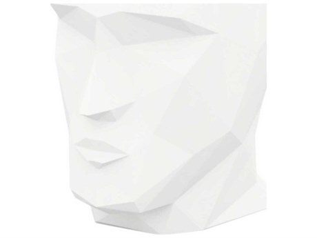 Vondom Outdoor Adan Planter White LED Ice