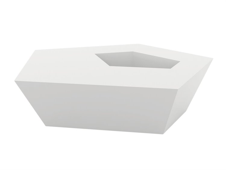 Vondom Outdoor Faz White Matte Resin Coffee Table