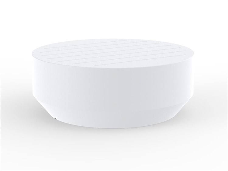 Vondom Outdoor Vela White Matte Resin Round Coffee Table