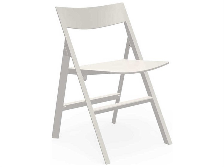 Vondom Outdoor Quartz Ecru Matte Resin Dining Chair Set of 4