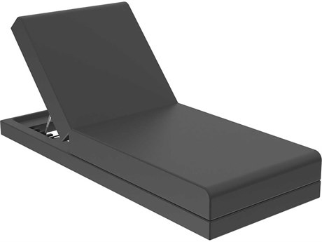 Vondom Outdoor Pixel Resin / Cushion Anthracite Chaise Lounge