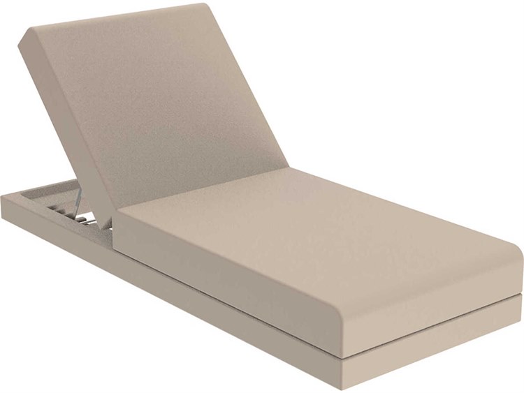 Vondom Outdoor Pixel Resin / Cushion Crema Chaise Lounge