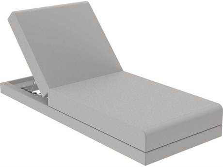 Vondom Outdoor Pixel Resin / Cushion Ecru Chaise Lounge