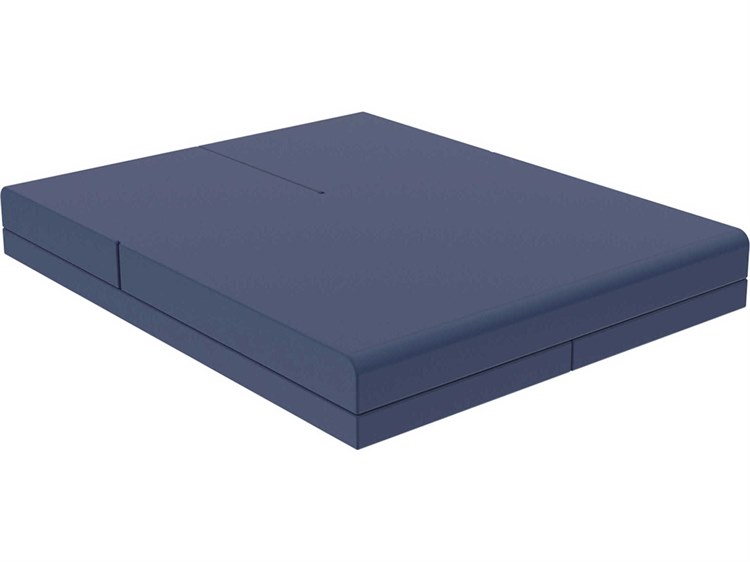 Vondom Outdoor Pixel Resin / Cushion Notte Blue Daybed