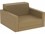 Vondom Outdoor Pixel Resin / Cushion Taupe Lounge Chair  VOD54277TAUPE