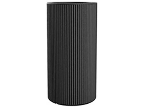 Vondom Outdoor Gatsby Tall Cylinder Planter x H Basic Anthracite