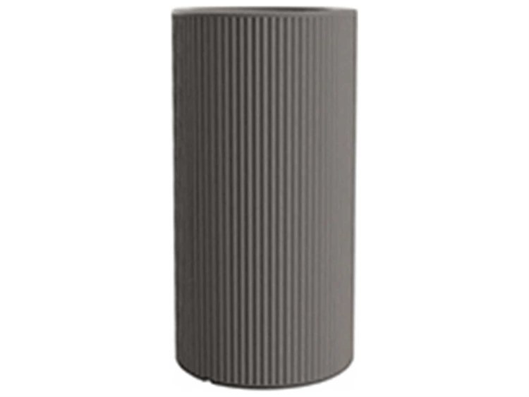 Vondom Outdoor Gatsby Tall Cylinder Planter x H Basic Tortora