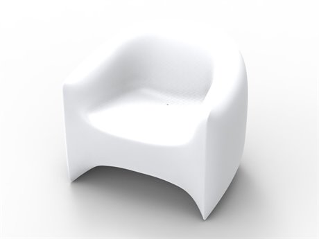 Vondom Outdoor Blow White Matte Resin Lounge Chair
