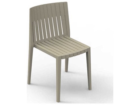 Vondom Outdoor Spritz Ecru Matte Resin Dining Chair (Set of 4)