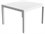 Vondom Outdoor Spritz Ecru Polypropylene Square Coffee Table  VOD56030ECRU