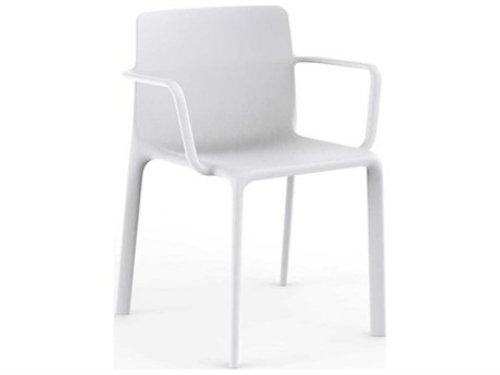 Vondom Outdoor Kes White Polypropylene Dining Chair (Set of 4)