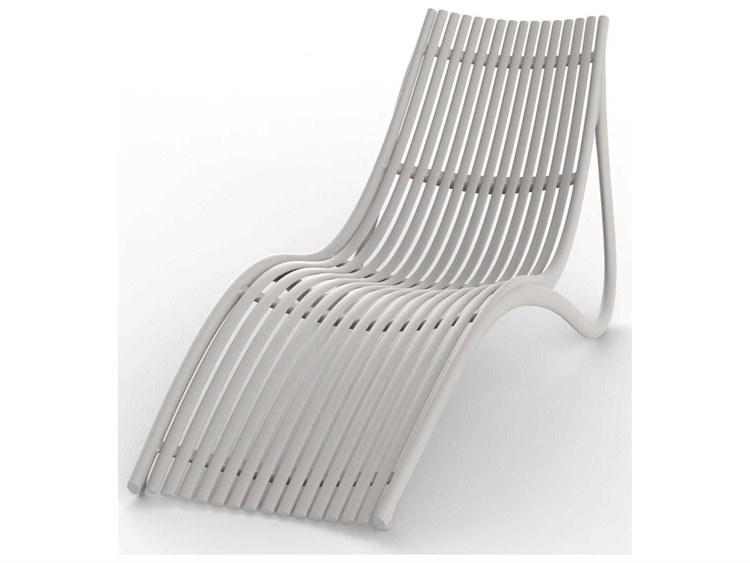 Vondom Outdoor Ibiza Ecru Polypropylene Chaise Lounge Set of 2