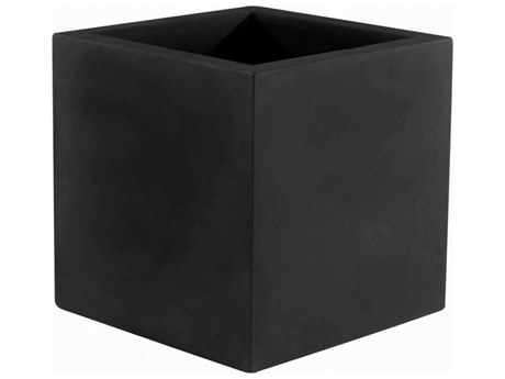 Vondom Studio Black 12" Cube Plant Stands