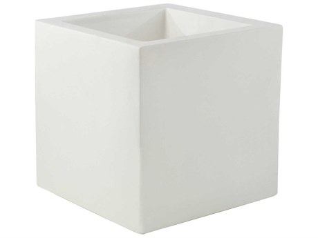 Vondom Studio White 16" Cube Plant Stands