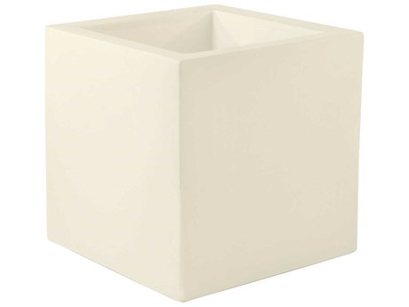Vondom Studio Ecru 24" Cube Plant Stands