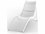 Vondom Ibiza 76" Ecru Gray Chaise (Price Includes Two)  VON65045ECRU
