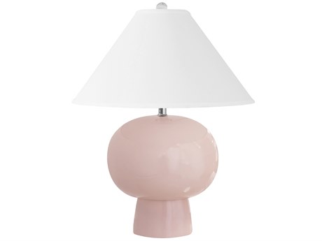 Worlds Away Blush Pink Table Lamp