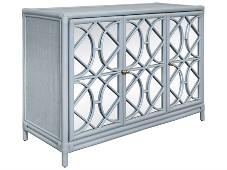 Worlds Away 51" Rattan Sideboard