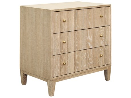 Worlds Away Rectangular Wood End Table