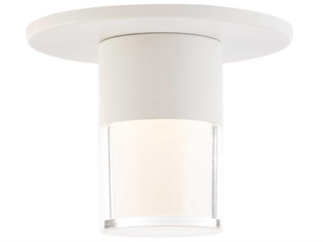 WAC Lighting Twist-N-Lite 1-Light White Flush Mount